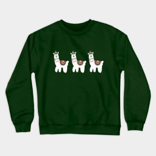 Festive Llamas Crewneck Sweatshirt